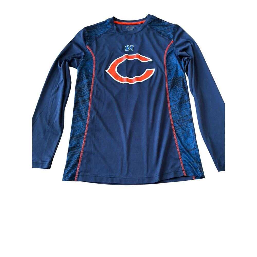 NFL Team Apparel Chicago Bears NFL Long Sleeve Mens S/M Football Camo Colorblock - Picture 15 of 16